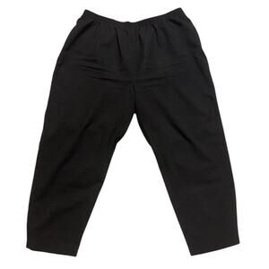 Laura Scott Woman Pull On/Elastic Waist  Dress Pants  Size 22WP in Black